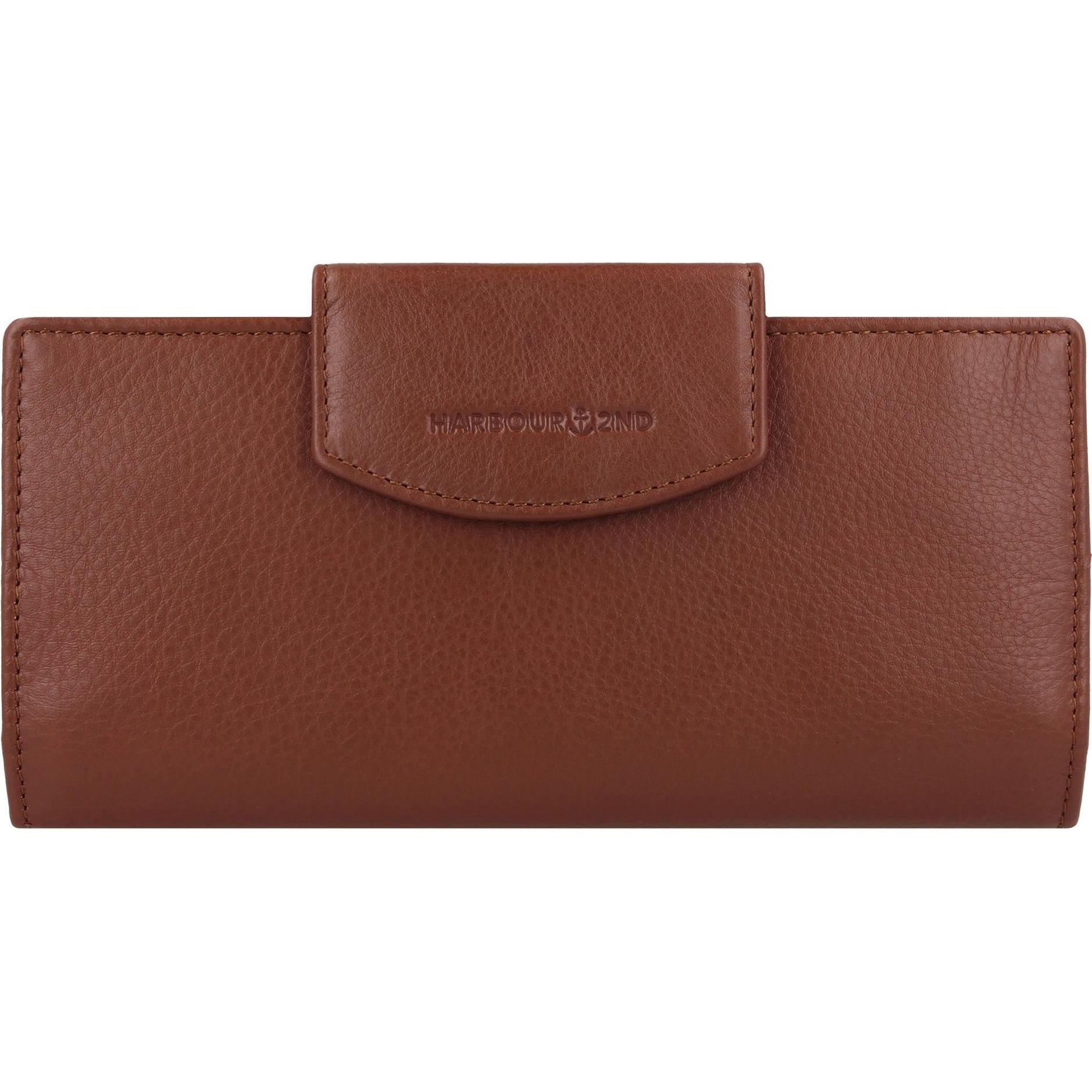 Thumbnail - Harbour 2nd, Damen, Portemonnaie, Just Pure Ulla Geldbörse RFID Schutz Leder 20 cm, Braun