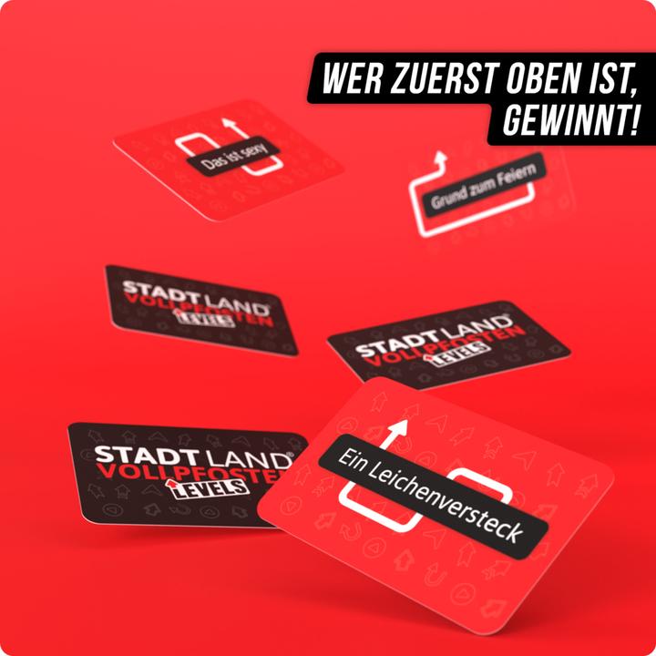 Produktbild Denkriesen Stadt Land Vollpfosten - Levels Rotlicht Edition (d) (Deutsch)