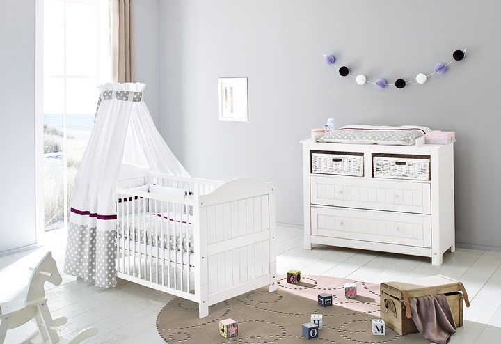 Produktbild Pinolino Sparset Nina breit (Babybett, Wickelkommode)