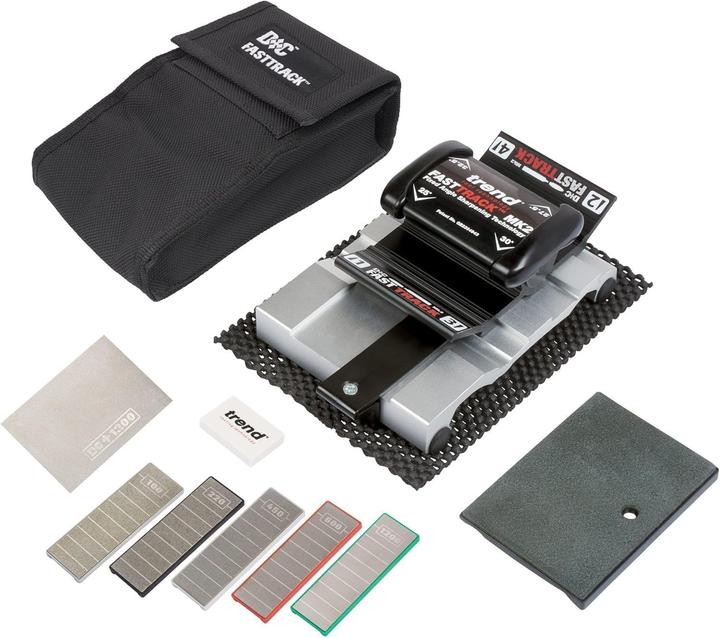 Actual product image Trend Fast Track MK2 Sharpener Kit with Constant Angle for Tool Longevity, Diamond Sharpening