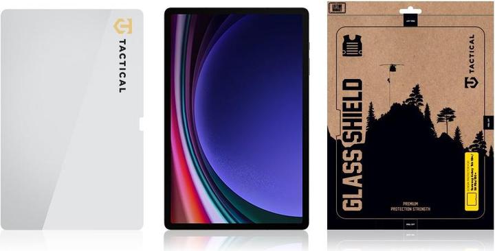 Produktbild Tactical Protective glass - Glass Shield for Samsung Galaxy Tab S9+/S9 FE+/S10+ Clear (1 Stk., Samsung Galaxy Tab S10+, Samsung Galaxy Tab S9 FE+, Samsung Galaxy Tab S9+)