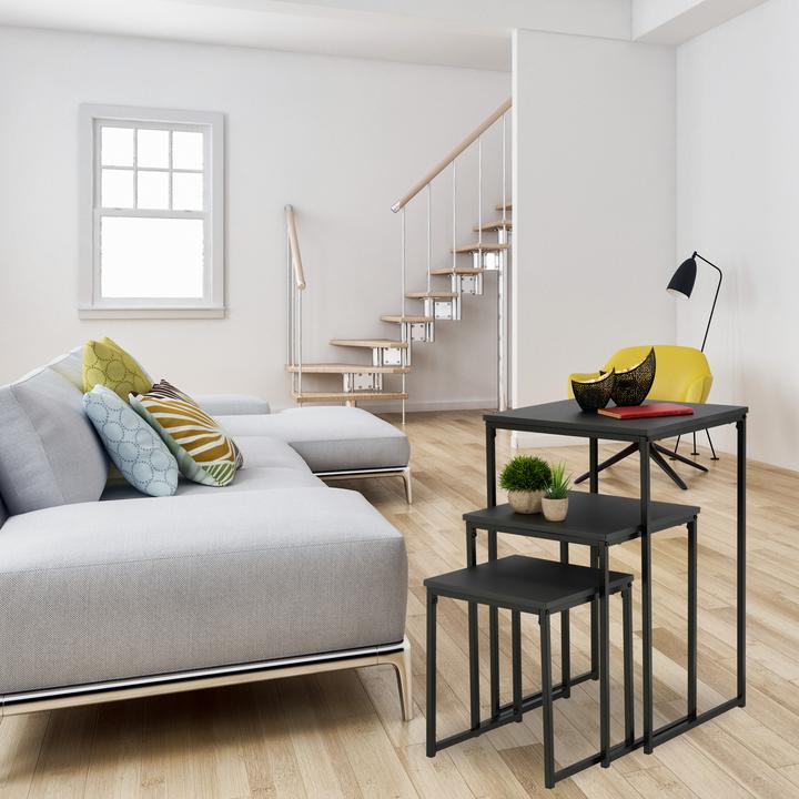 Image du produit Relaxdays Noah (54 x 40 x 40 cm, 46 x 46 x 76 cm, 42 x 34 x 34 cm)