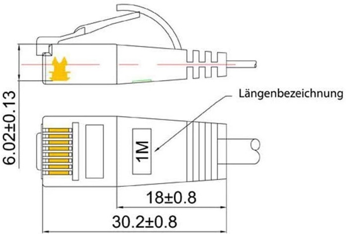 Image du produit Wirewin Câble réseau (UTP, CAT6, 5 m)