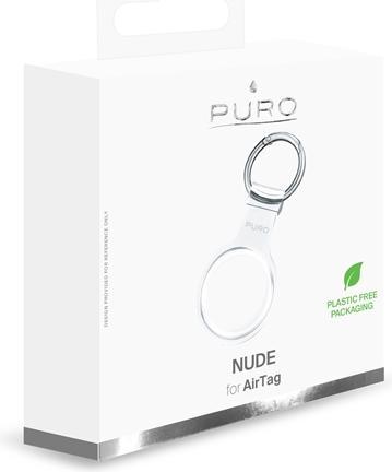 Produktbild Deltaco Puro NUDE Apple Airtag key ring with case - Transparent (Apple)