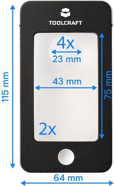 Image du produit Toolcraft Loupe à main