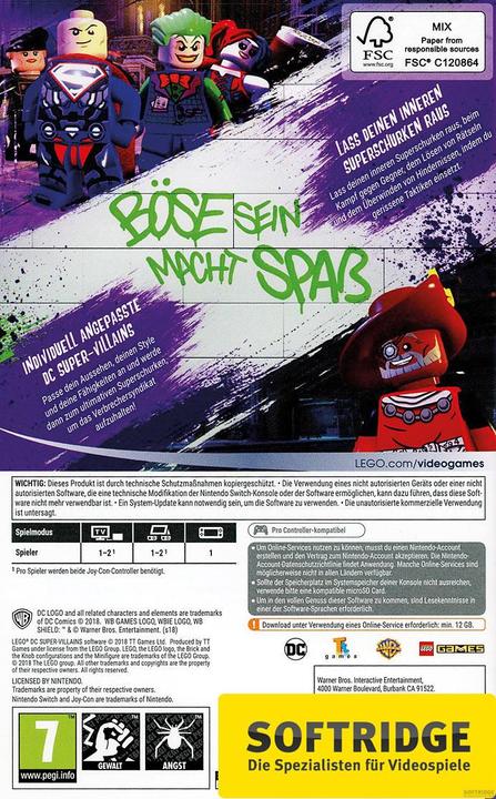 Image du produit WB LEGO DC Super-Villains (Switch, DE)