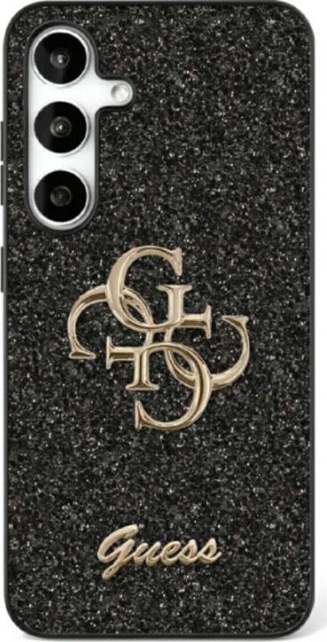 Productafbeelding Guess Etui Fixed Glitter Big 4G Metal Logo do Samsung Galaxy S25 czarny (Samsung Galaxy S25)