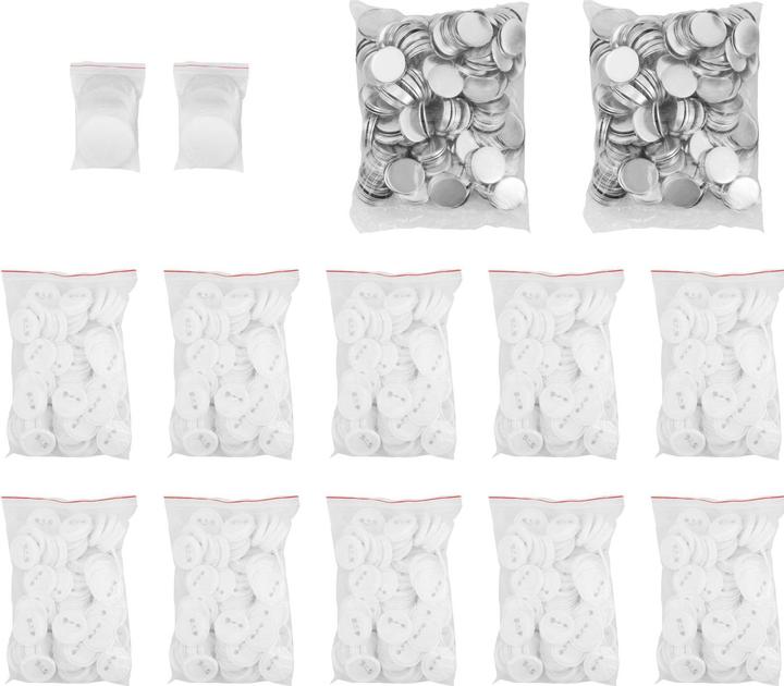 Image du produit Uniprodo Machine à badges - 58 mm - 1 000 badges vierges