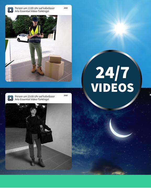 Actual product image Arlo Essential Wire-Free Doorbell, white (Wireless)