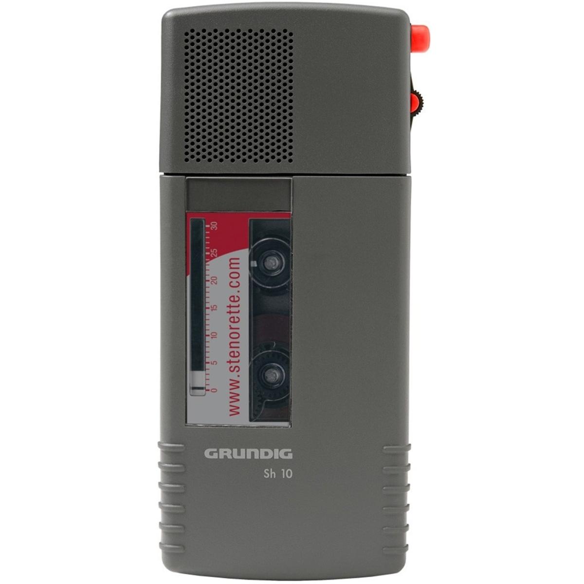 Grundig Stenorette Sh 10 Diktiergerät für Steno-Cassetten, Diktiergerät, Grau