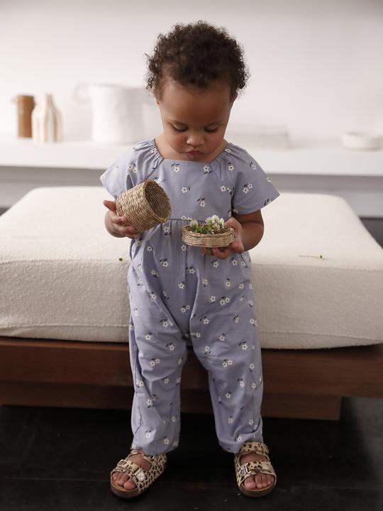 Actual product image Vertbaudet Mädchen Baby Overall mit Schmetterlingsärmeln (68)