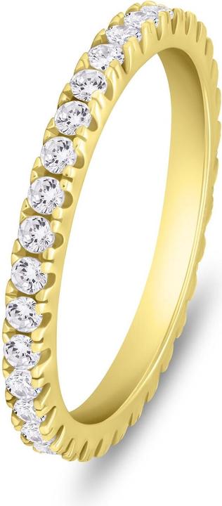 Immagine prodotto Brilio Argento - Incantevole anello in argento con zirconi RI085Y - Circuito: 50 mm (50)