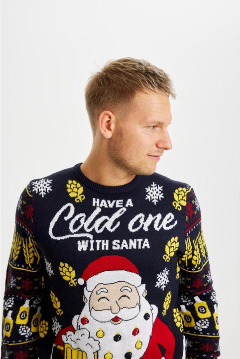 Produktbild Christmas Sweats Have a Cold One With Santa LED Sweater (L)