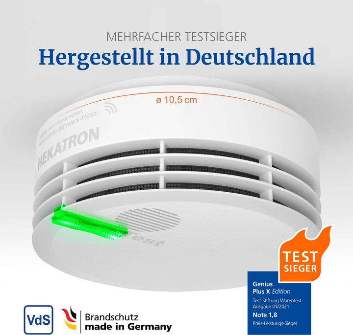 Actual product image Hekatron Genius Plus X