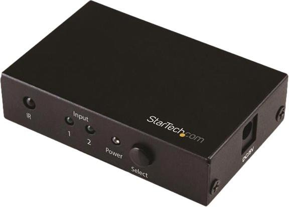 Productafbeelding StarTech 2-poorts HDMI schakelaar - 4K HDMI Switch Box - Ultra HD 4k 60Hz