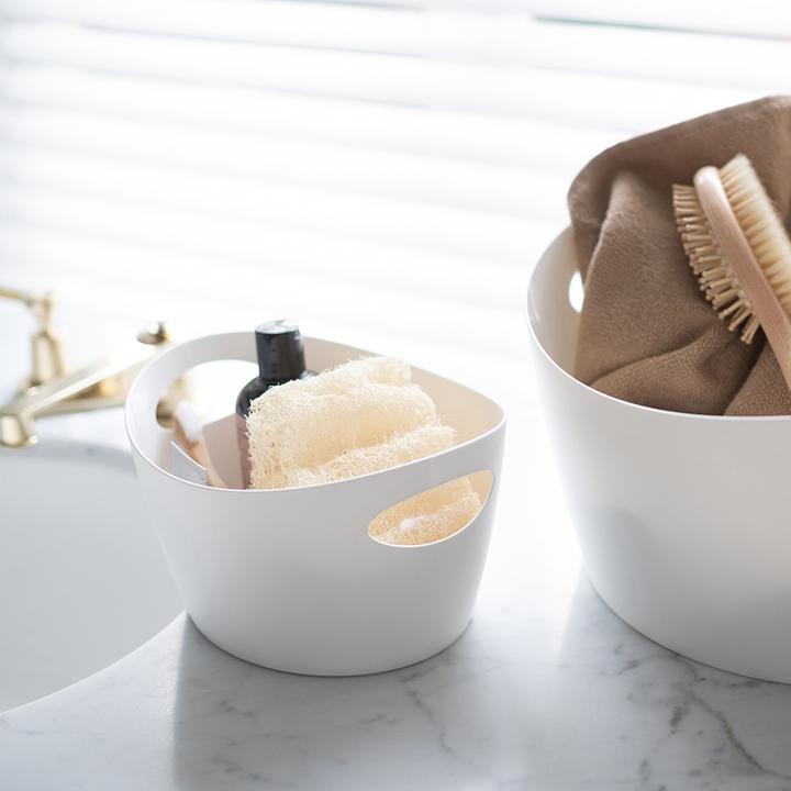 Produktbild Koziol Wäschekorb Bottichelli S 1.5 l, Weiss matt (1.50 l)