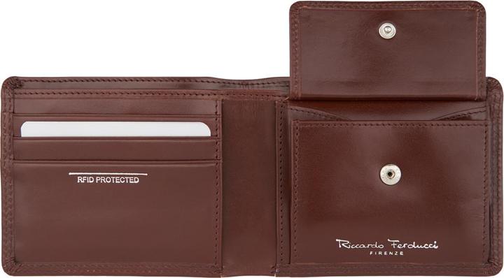 Actual product image Riccardo Ferducci Billfold with zipper pocket in the note compartment, RFID, men