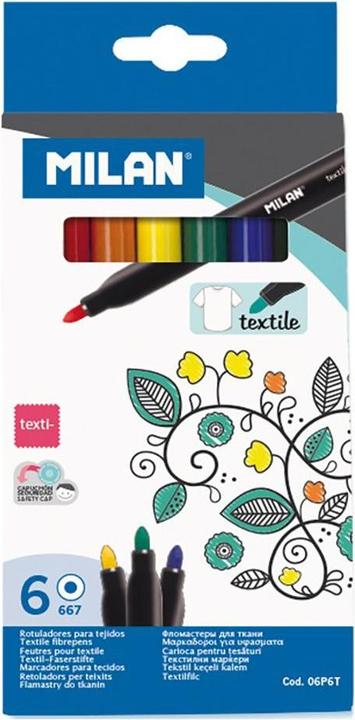 Immagine prodotto Pennarello per tessuti, 6 colori (157729) (6x)