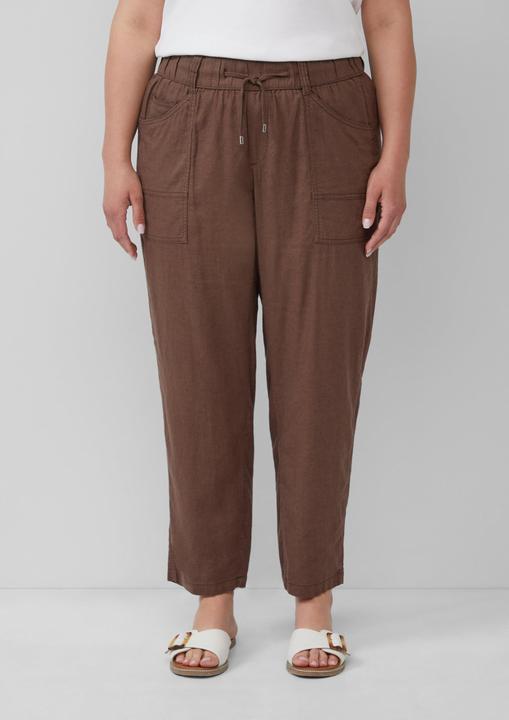Produktbild S.Oliver Hose Leinenmix-Hose im Relaxed Fit mit Elastikbund (46)