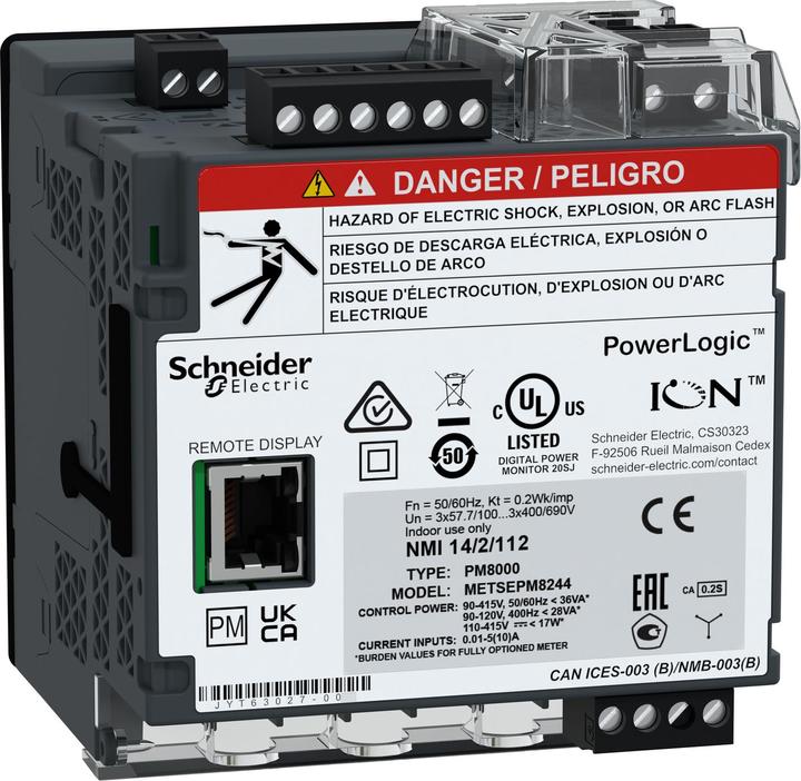 Produktbild Schneider Electric PM8244 DIN mount meter + display kit