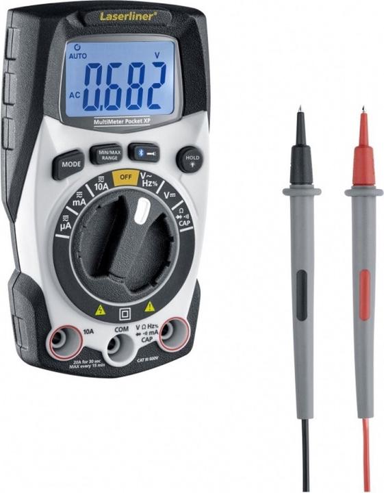 Actual product image Laserliner MultiMeter Pocket XP (CAT IV 600V, CAT III 600V)