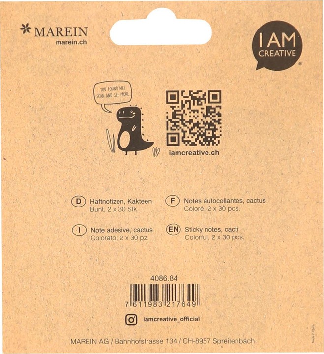 Actual product image I Am Creative Sticky Notes (6 x 9 cm)