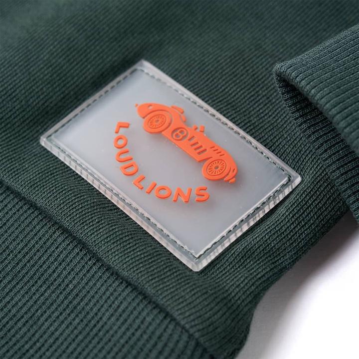 Immagine prodotto vidaXL Felpa da bambino verde scuro 128,Materiale: 92% cotone (128)