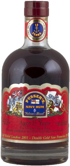Pusser's Rum Navy Rum 15 Jahre Nelsons Blood (1 x 70 cl)