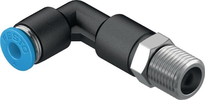 Actual product image Festo Long Push-in L Fitting, R1/8, 8mm