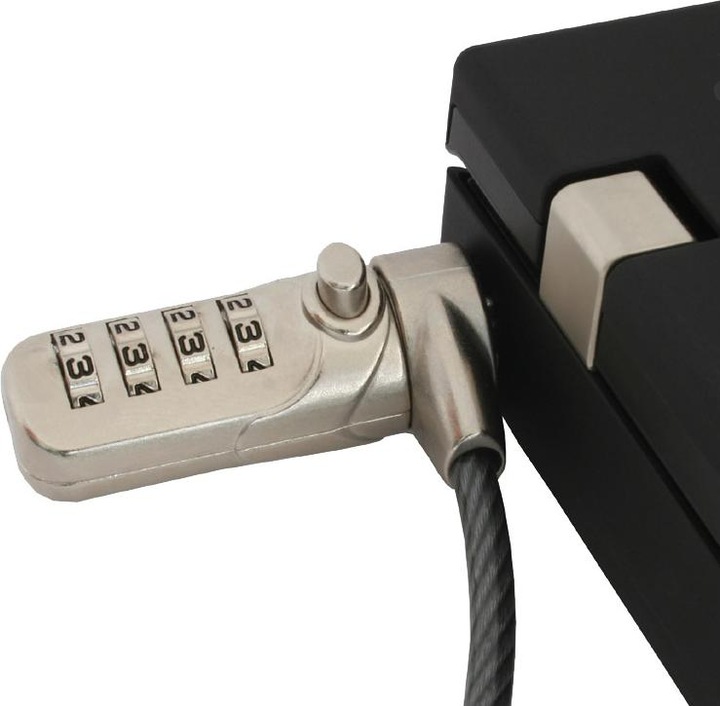 Image du produit InLine ® Verrou de sécurité pour ordinateur portable, avec combinaison de chiffres, 4,4mm x 2m