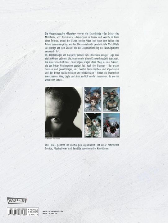 Actual product image Die Monster-Tetralogie (German, Enki Bilal, 2019)