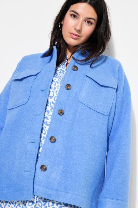 Immagine prodotto Studio Untold Giacca a camicia dal taglio ampio con effetto lana (46, 48)