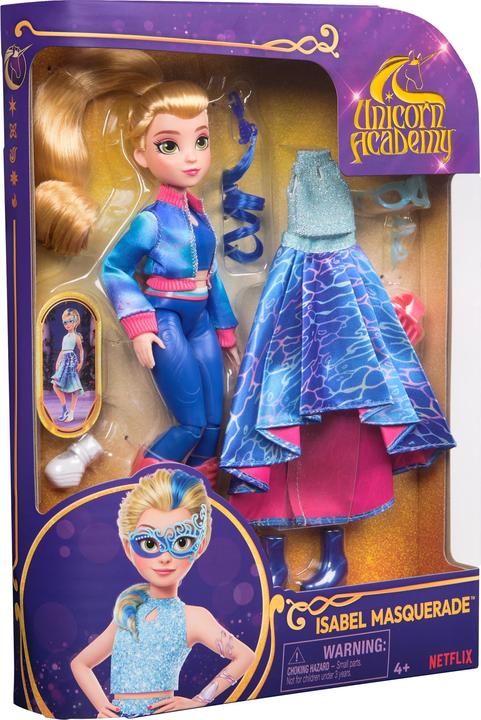 Actual product image Unicorn Academy Isabel Deluxe Masquerade