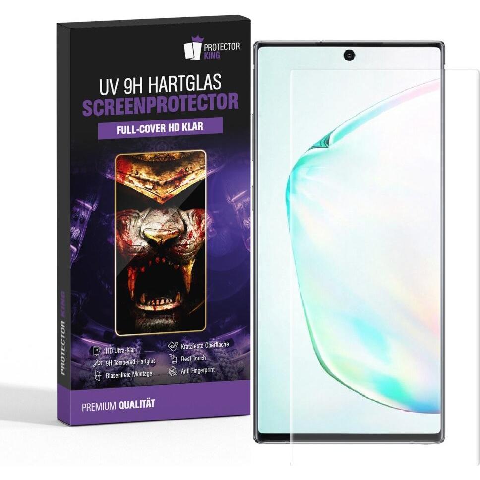 Thumbnail - Protectorking 1x UV Liquid Echtes Tempered 9H Panzerhartglas 3D KLAR (5 Stück, Samsung Galaxy Note 10 Plus), Smartphone ...