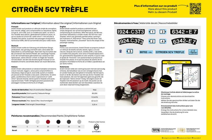 Image du produit Heller Citroen Trefle