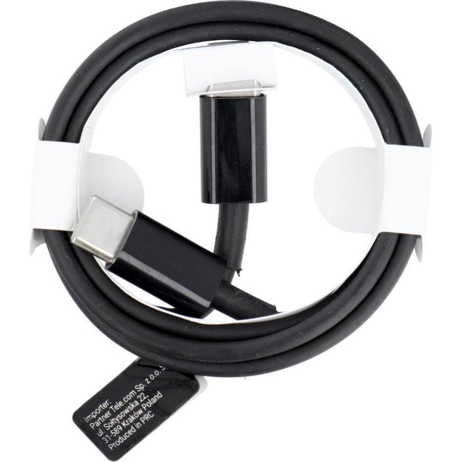 OEM Cable Cable Type C to Type C PD 40W HD23 1 m black (1 m, USB 2.0, 40 W), Cavo USB
