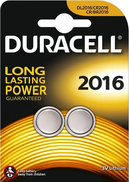 Image du produit Duracell Knopfzellen (1 pcs, CR2016, 72 mAh)