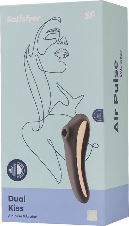 Actual product image Satisfyer Dual Kiss Air Pulse Vibrator