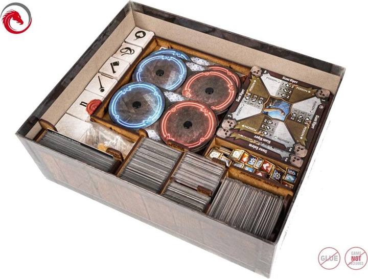 Actual product image E-Raptor ERA19269 - Insert: Gloomhaven - Jaw of the Lion, made of HDF (English)
