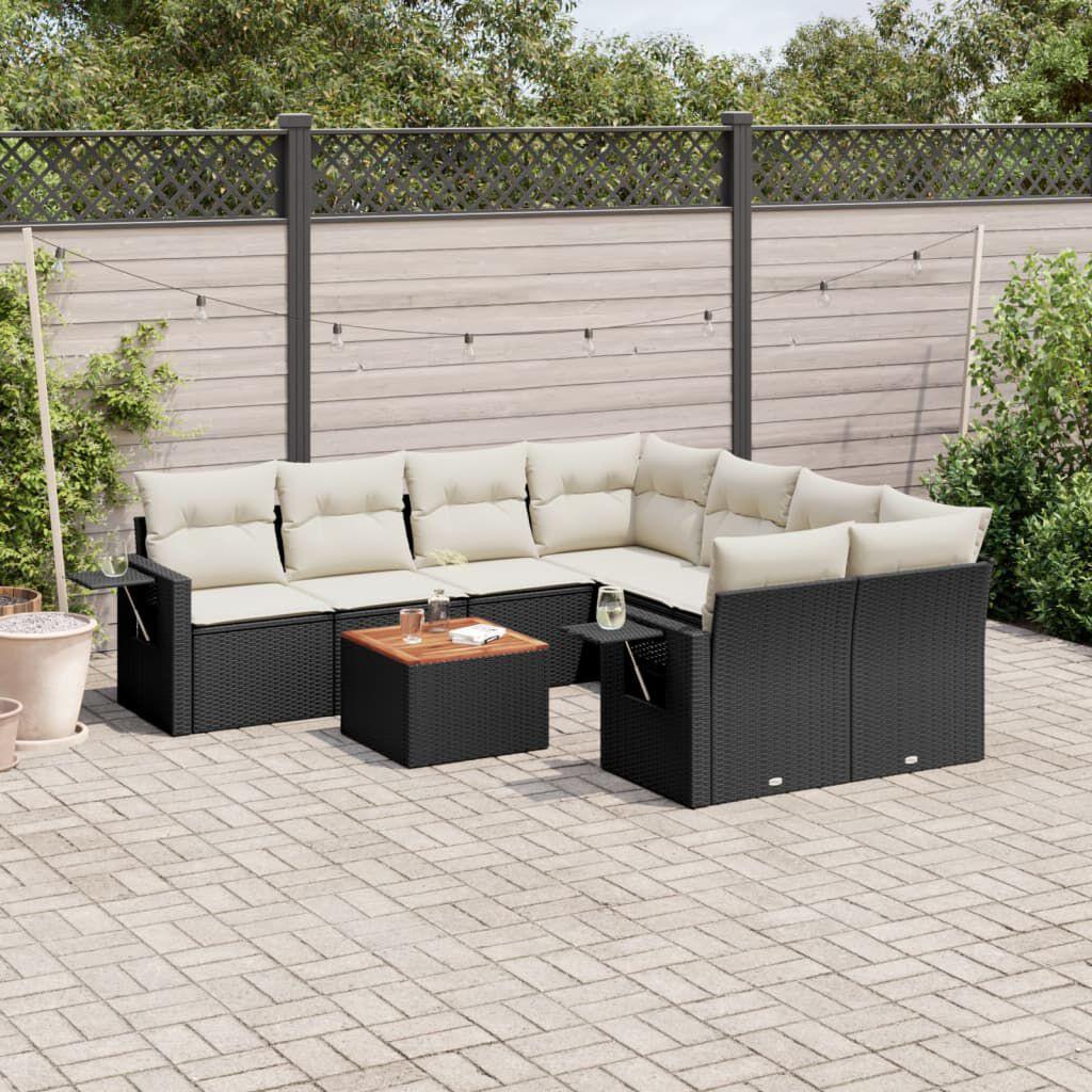 Thumbnail - VidaXL, Gartenlounge, 10-tlg. Garten-Lounge-Set mit Kissen