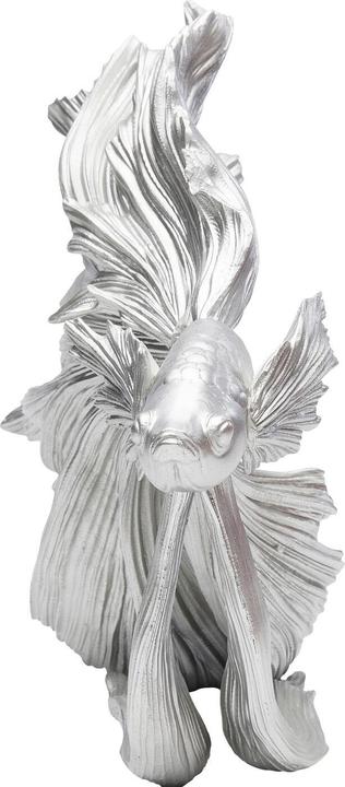 Actual product image Kare Design Deco Object Betta Fish Silver Small