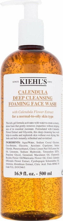 Actual product image Kiehl's Calendula Deep Cleansing Foaming Face Wash (500 ml)