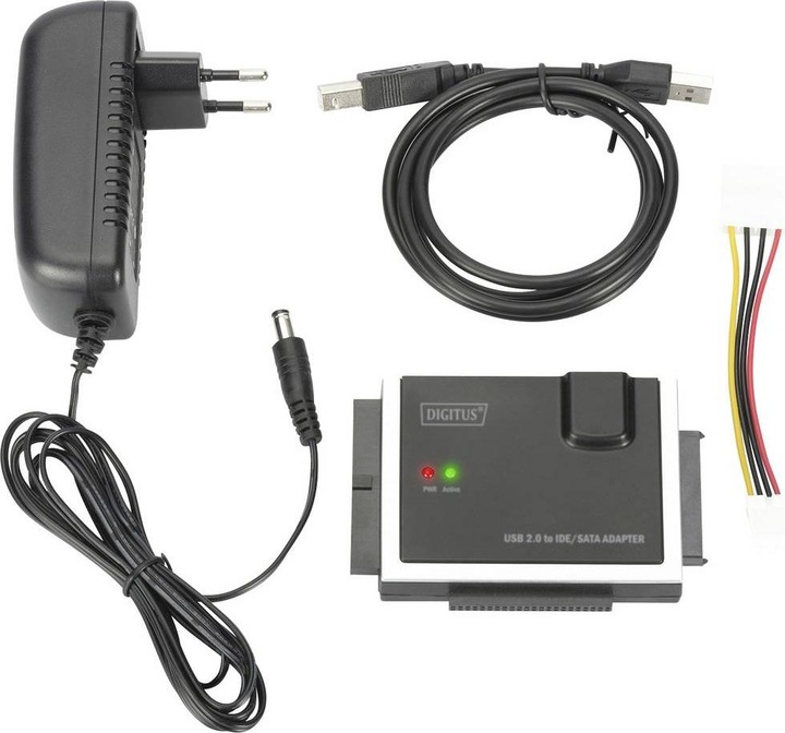 Productafbeelding Digitus USB 2.0 IDE/SATA adapterkabel (USB 2.0, SATA, SATA III, SATA II)