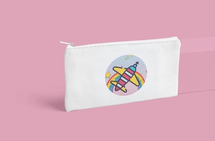 Produktbild Bügelbilder Schul & Freizeitsrucksack-Set Rainbow Rakete (15 l)