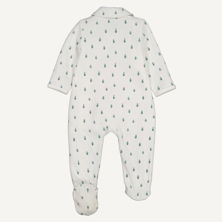 Produktbild La Redoute Collections Einteiliger Pyjama aus Samt mit Blumenmuster (74)