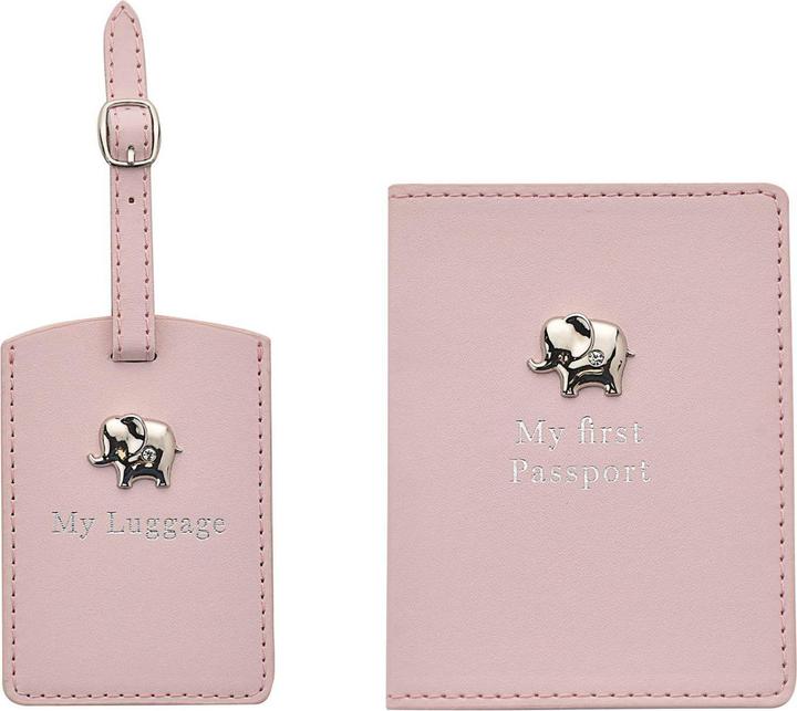 Produktbild Bambino by Juliana Bambino Reisepasshalter und Gepäckanhänger Set Rosa