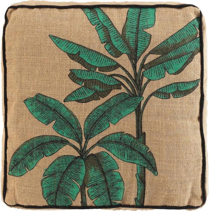 Image du produit Casativo Lot de 2 coussins de sol en jute (40 x 40 x 8 cm)