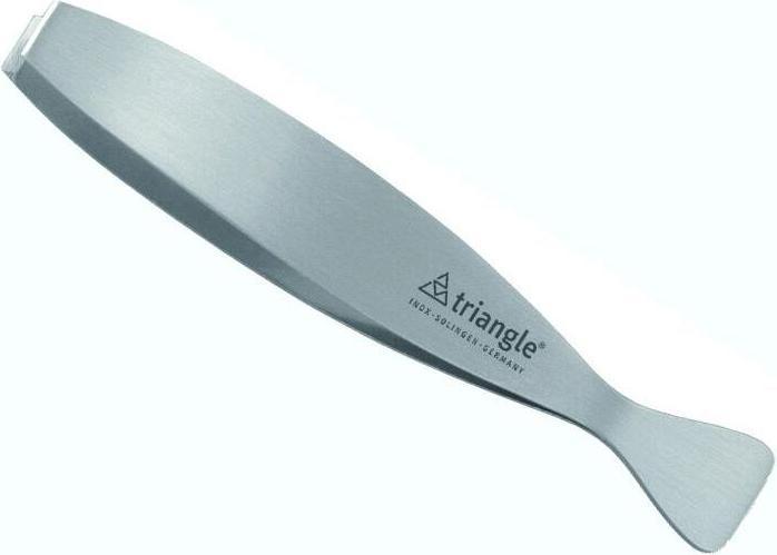 Triangle Bone tweezers straight jaws i.K.