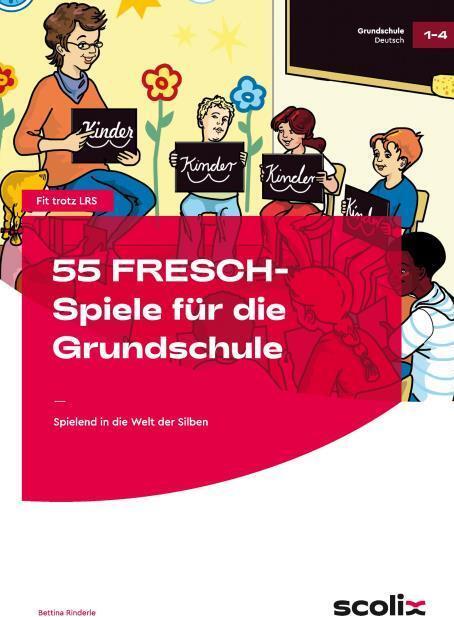 Immagine prodotto Fit trotz LRS. 55 FRESCH-Spiele für die Grundschule (Tedesco, Bettina Rinderle, 2009)