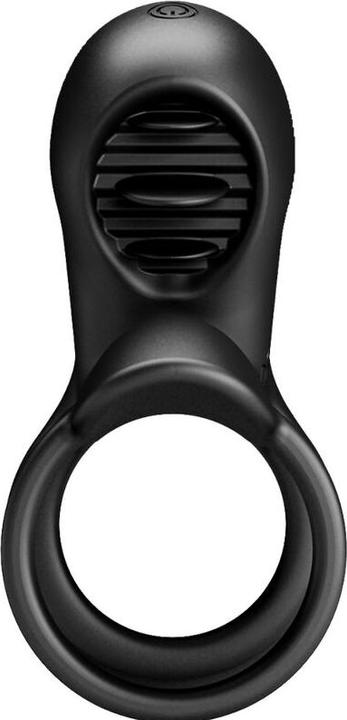 Actual product image Baile Pretty Love - Jammy Penis Sling 12 Vibration And Lick Settings Rechargeable Silicone